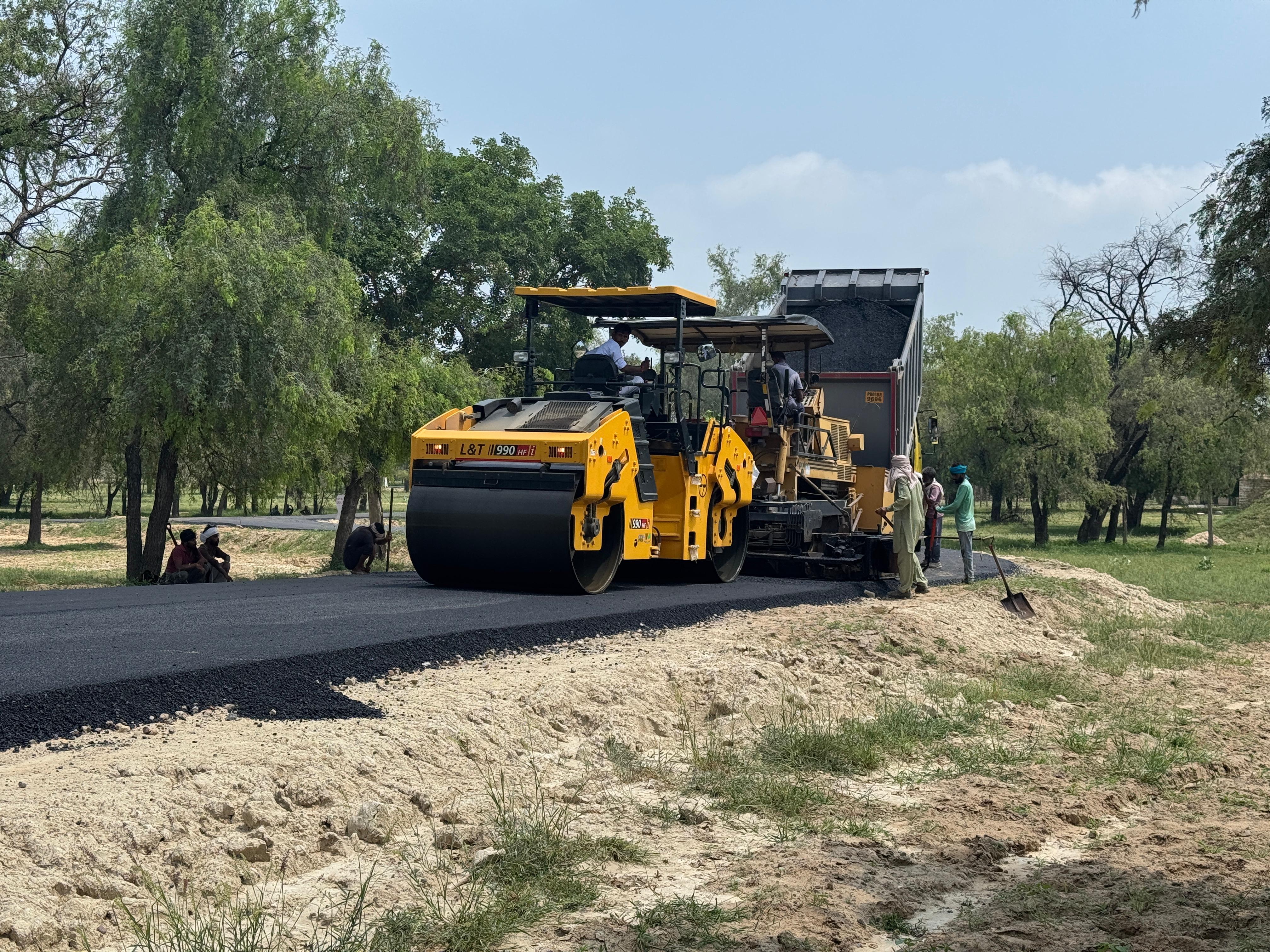 Bituminous Paving Operations — Bathinda Mil Station
